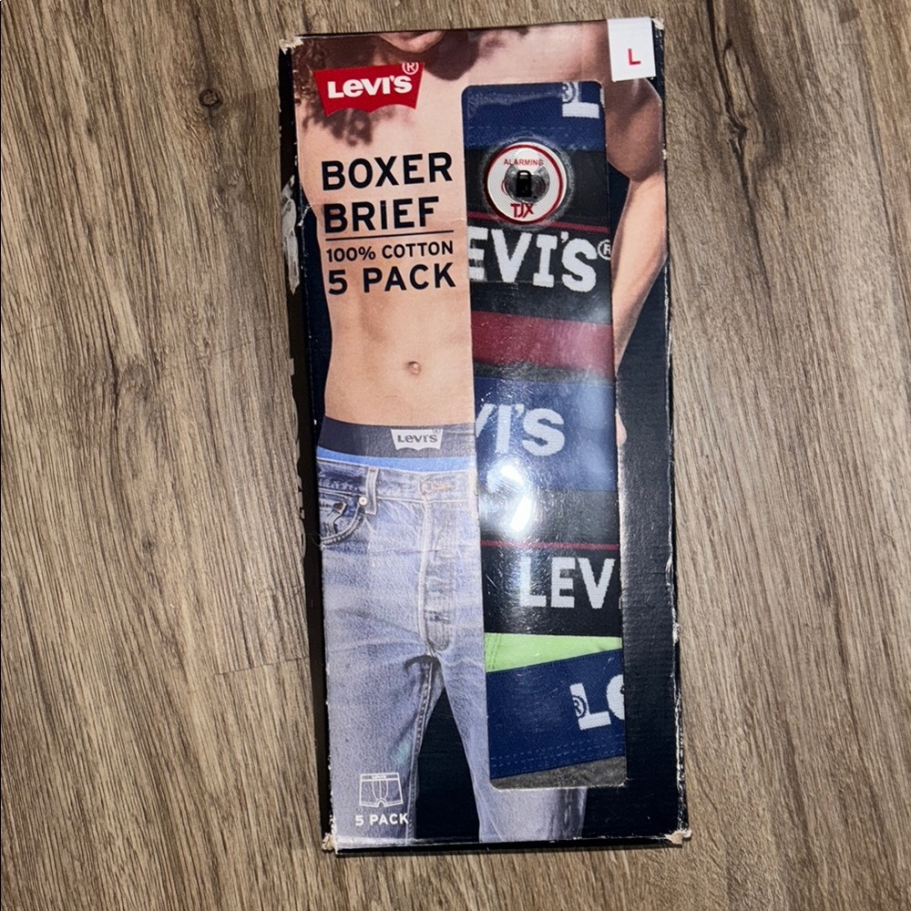 Levi's Red and Blue Boxer Briefs Multi-Pack